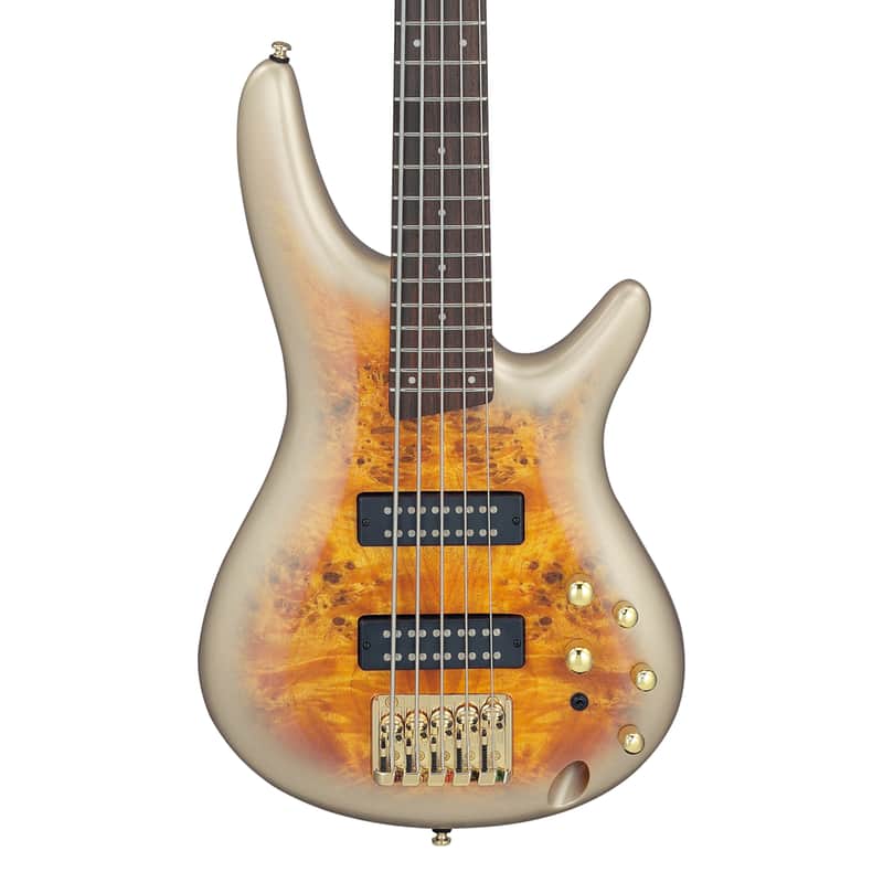 Used Ibanez SR405EPBDXMGU SR Standard 5-String Bass Mars Gold Metallic Burst image 1