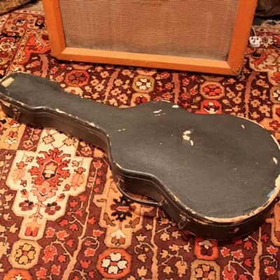 Vintage 1960 Hofner President Thin Natural Archtop Hollow Guitar No.401 w/ OHSC image 3