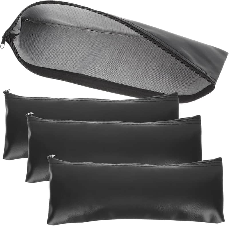 Microphone Storage Case Microphones Pouch Hard Case Portable Microphone Bag Shockproof Vocal Microphone Protector Mic Outdoor Travel Case 4pcs image 1
