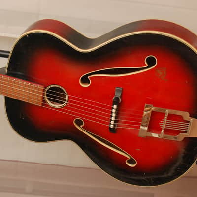Framus Black Rose 5/70 – RARE 1959 German Vintage Archtop Guitar / Gitarre image 2