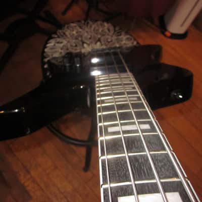 Jackson JS Series Kelly Bird 4-String Electric Bass JS3Q - Trans Blue Burst image 10