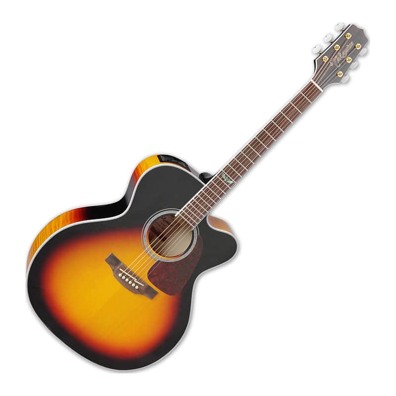 Takamine GJ72CE-BSB G-Series G70 Cutaway Acoustic Electric Guitar in Brown Sunburst Finish
