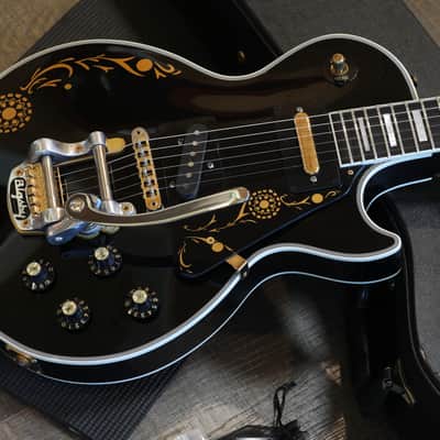 2021 Gibson Custom Shop TelePaul Custom w/ Bigsby Limited Mod Electric Guitar Black Ebony + HSC image 2