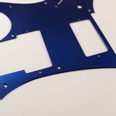 Blue Anodized Aluminum pickguard fits Ibanez (tm) RG550 Jem RG HXH HH image 6