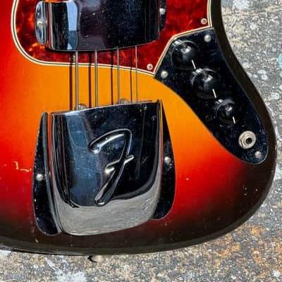 Fender Jazz Bass 1961 - 1 Family owned a 100% untouched 3-knob Slab Neck still sporting its original strings ! image 12