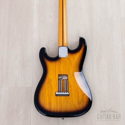 2006 Fender DiMarzio Collection ‘54 Stratocaster ST54-120DMC Sunburst Lacquer, Near-Mint w/ Tweed Case, Japan MIJ image 3