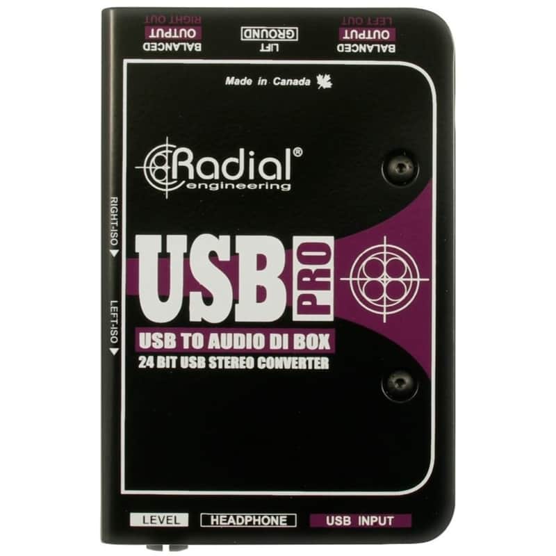 Radial USB-Pro Stereo USB Laptop DI, Open Box (Like New) image 1
