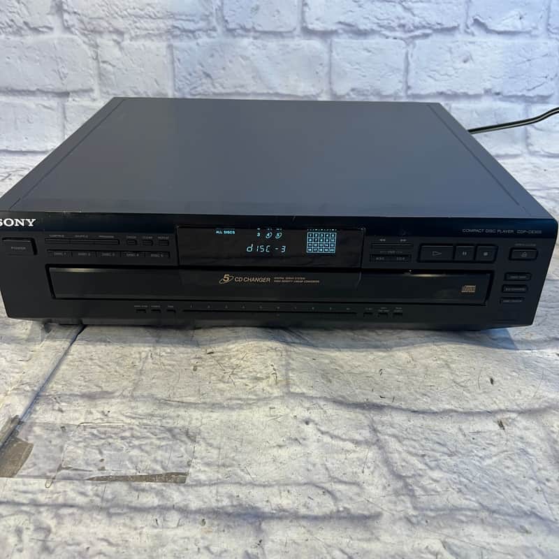 Sony CDP-CE305 Component 5-Disc CD Player Changer image 1