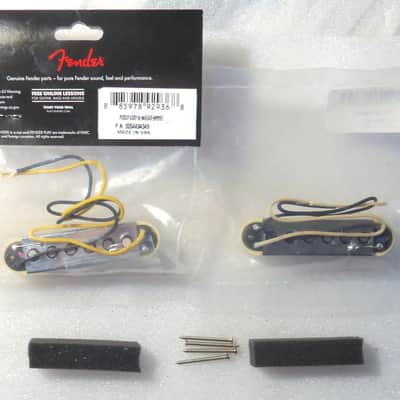 Fender® Mod Shop '62 Jaguar Bridge & Neck Pickup Set~With Screws/Spacers~USA~6.3k-6.7k Ohm~Brand New image 2