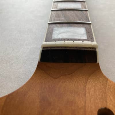 Roasted Maple Custom CBS Stratocaster Neck - Rosewood Fretboard -Nitro Satin - SS Frets - Bone nut image 8