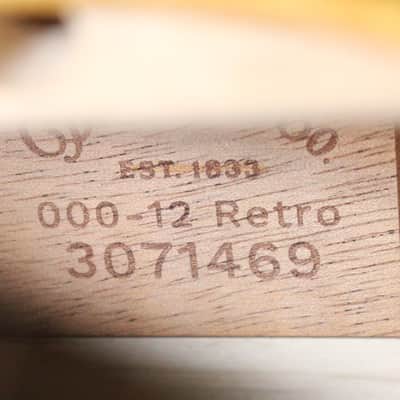 2026 Martin Road Series 000-12e Retro Acoustic Electric Guitar Aged Natural w/Soft Case image 6
