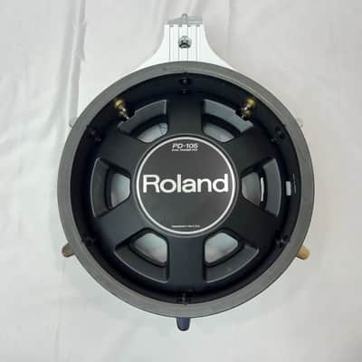 Roland PD-105 WHITE V Drum 10" Mesh Head Roland PD105 image 6
