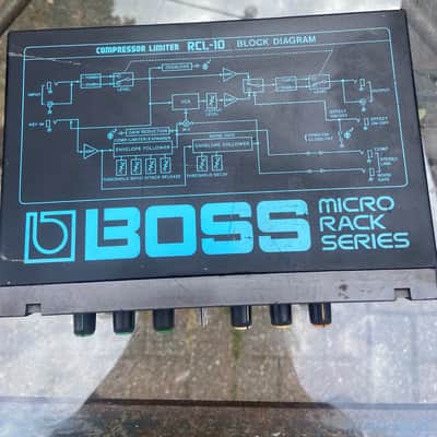 Boss RCL-10 Micro Rack Series Compressor Limiter 1985 - 1990 - Black image 3