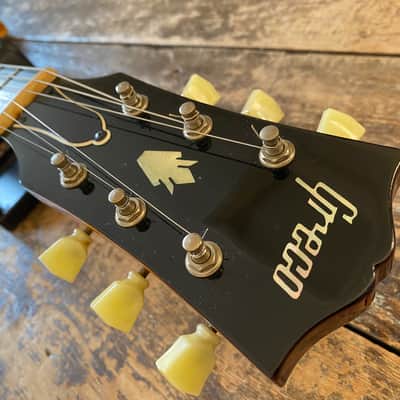 Greco Vintage Japanese SA-550R Semi-Acoustic 1980 Sunburst with fitted Leatherette Case image 13