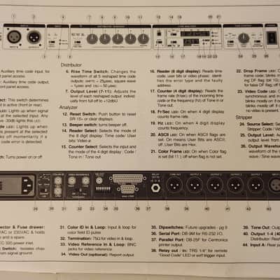 Brainstorm Electronics  SR-15+ Time Code Distripalyzer image 17