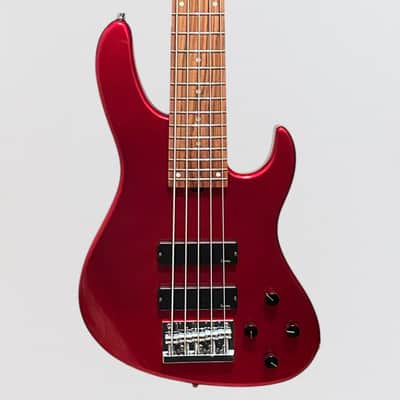 Sadowsky MetroExpress 24-Fret Modern Morado Board 5-String Electric Bass Guitar - Candy Apple Red image 1