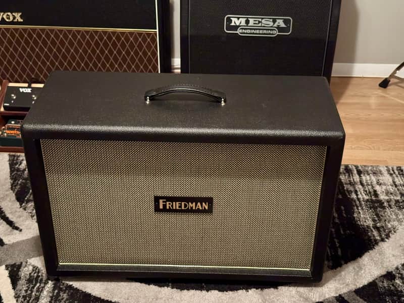 Friedman 212EXT Vintage 120-Watt 2x12" Closed-Back Guitar Speaker Cabinet 2015 - Present - Black image 1