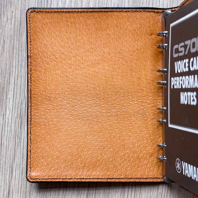 Yamaha CS70M Complete Voice Library Set Incl Leather Etui // Impossible find!! image 6