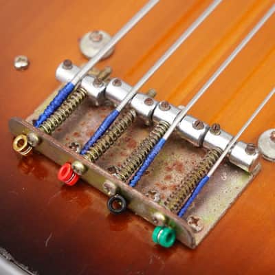 Yamaha SB-30 Sunburst Electric Bass Guitar MIJ w/ SKB Case #55298 image 21