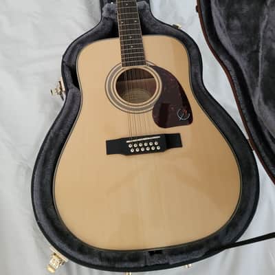 Epiphone Songmaker DR-212 Natural, 2016 w/Epiphone Hard Case image 9
