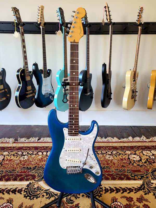 1995 Fender Stratocaster Plus Deluxe - Rare Blue Burst - Upgraded Noiseless Pickups & Tweed Case image 1