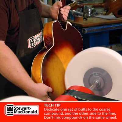 StewMac 120V Guitar Buffing & Polishing System Designed for Instrument Finishing - Complete System image 3