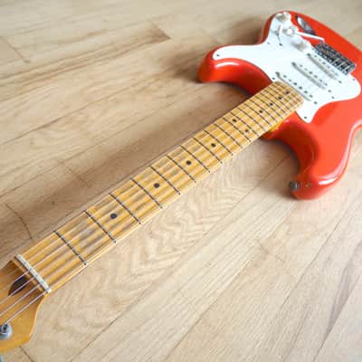 1983 Fender Stratocaster '57 Reissue Fullerton American Vintage Fiesta Red w/ohc, Hangtags image 10