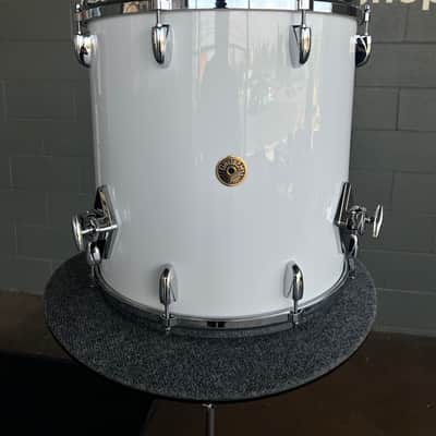 Gretsch USA Custom 16x16" Floor Tom in Solid White Nitron image 2