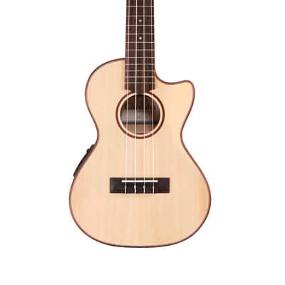 Cordoba 24T-CE Spruce Tenor Cutaway Ukulele (Natural Finish) image 1