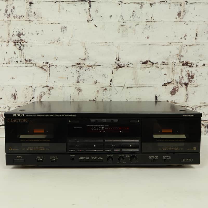 Denon DRW-850 Precision Audio Component Stereo Double Cassette Tape Deck image 1
