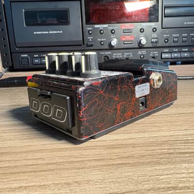 90's DOD Death Metal Distortion FX86B - Black & Red - Great Shape image 4