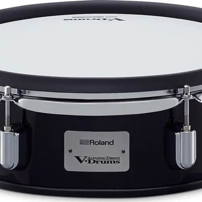 Roland PDA120LS-BK V-Drum Snare Pad, 12", Black image 1
