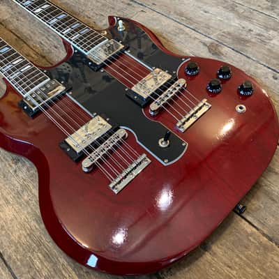 2001 Gibson EDS 1275 - Heritage in Cherry comes with orig. hard shell case image 5