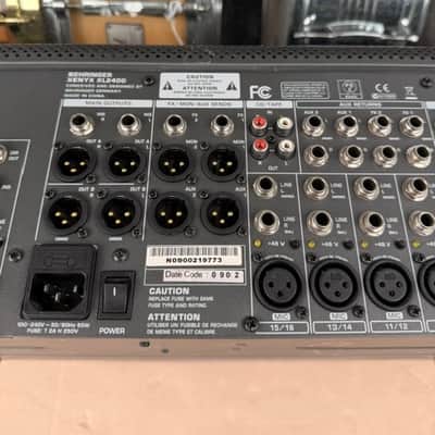 Behringer Xenyx XL2400 24-Channel Analog Mixer w/ Dual FX - Tested & Working image 10