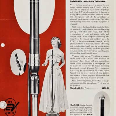 Vintage Electro Voice 655-A - Microphones- *Matched Pair*  - 1960’s image 3
