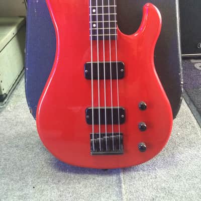Gibson V 5 String Bass Guitar RED w/ original case image 3