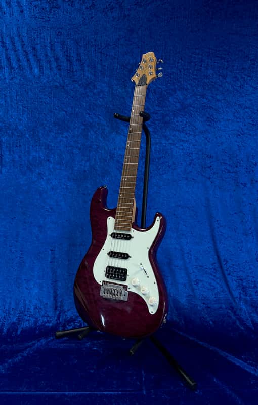 Samick Greg Bennett Malibu Series Electric Guitar - Purple Texture Finish image 1