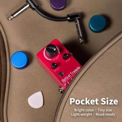 FLAMMA FC16 Optical Tremolo Guitar Effects Pedal Mini Portable True Bypass (Price includes the import duty for US buyer) image 4
