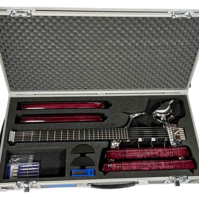 Teuffel Birdfish Prodigy 2021 Aubergine / Ebony w/ secondary tone bars & pickups. MINT. (Authorized Dealer) image 12