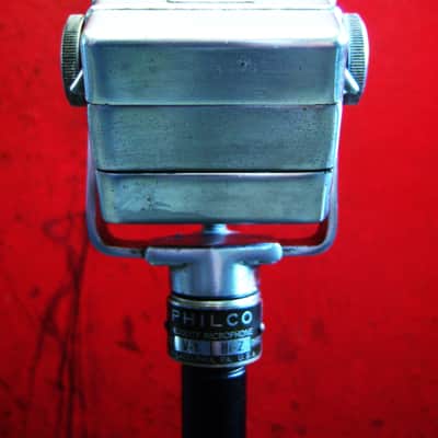 Vintage RARE 1940's Philco / Electro-Voice V-1 Ribbon "Velocity" Microphone with newer stand image 5