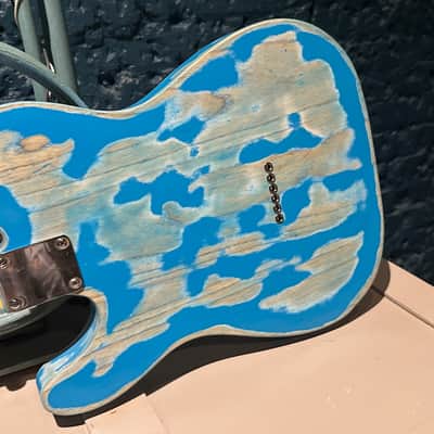 G&L Fallout Esquire 2020’s - Steel Top Blue Relic image 8