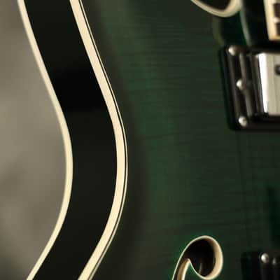 early 1970's Yamaha SA-50 Aruba Green with FLAME MAPLE top + back!!! image 14