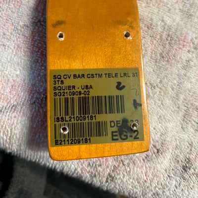 Fender/Squier Baritone telecaster neck Vintage gloss image 6
