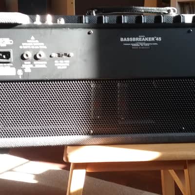 Fender Bassbreaker 45 2-Channel 45-Watt Guitar Amp Head 2016 - 2018 - Gray Tweed image 3