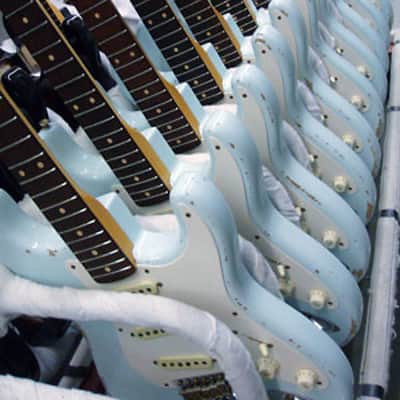 Fender Masterbuilt John Cruz 62 Stratocaster 2006 Sonic Blue image 7