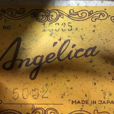 Angelica Barney Kessel Style Hollowbody 1970s Sunburst image 8