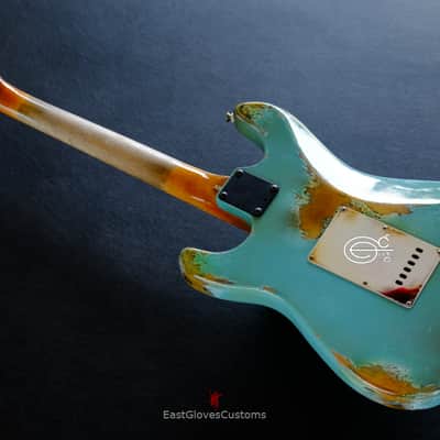 Peavey Predator Daphne Blue Made in USA Aged Heavy Relic image 13