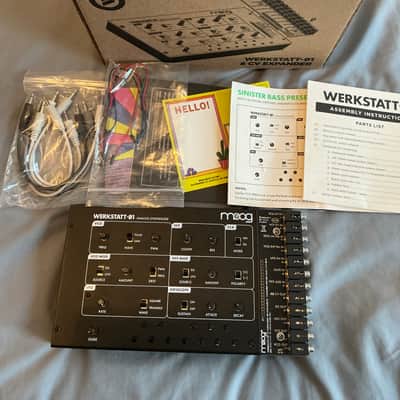 Moog Werkstatt-Ø1 Analog Synthesizer Kit 2020 - Present - Black image 1
