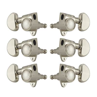 Genuine Grover 102-18N Rotomatic 18:1 3x3 tuners, Nickel image 1