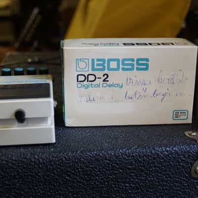 BOSS DD-2 (Blue Label) ALMOST perfect vintage Digital Delay with original box image 5